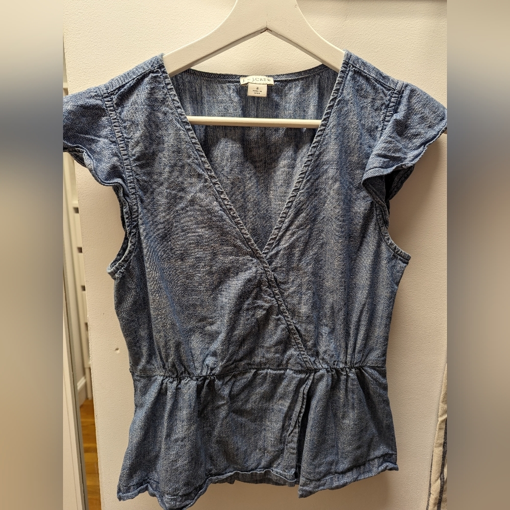 JCrew chambray top